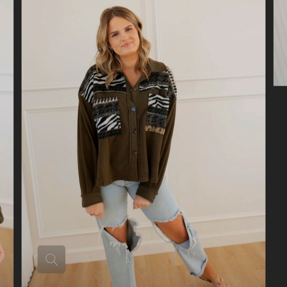 NWT "La miel" SAFARI SHACKET